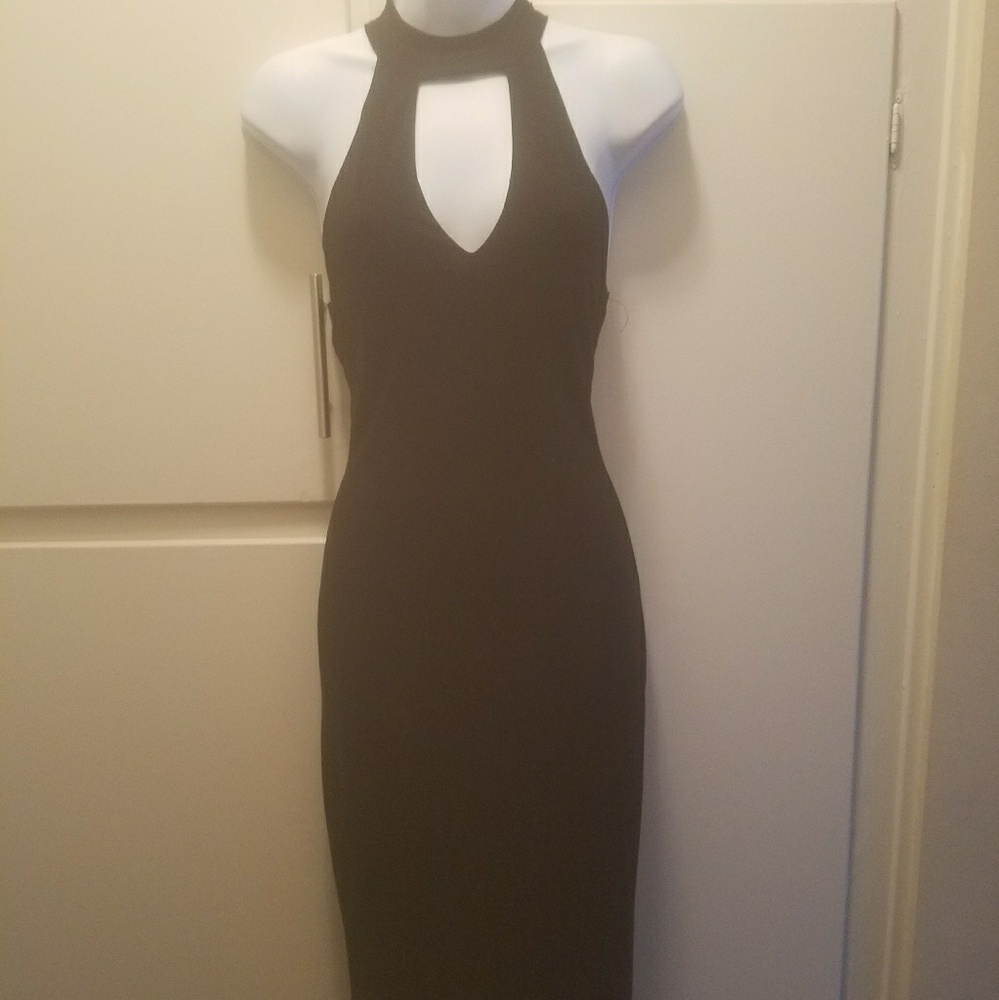 Black cocktail dress